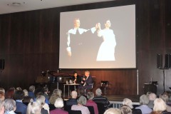 Photo Marco Mannozzi-Lucia Aliberti with the Musicologist Michael Horst-Belcanto Symposion-Deutsche Oper Berlin-Photo with  Lucia and Alfredo Kraus from the Opera Lucia di Lammermoor-Escada Fashion:http://www.luciaaliberti.it #luciaaliberti #alfredokraus #michaelhorst #belcantosymposion #deutscheoperberlin #berlin #luciadilammermoor