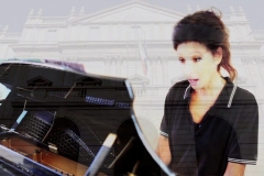 Aliphoto-Lucia Aliberti-Love to Play-Her beloved Steinway Piano-Interview and Portrait made by NTDV Television in Milan-Teatro alla Scala-Photo taken from the TV Portrait:http://www.luciaaliberti.it #luciaaliberti #play #piano #steinway #teatroallascala #milan #ntdvtelevision #tvportrait #interview