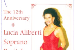 Lucia Aliberti⚘"The 12th Anniversary Newborn Bellezza"⚘Suntory Hall⚘Tokyo⚘Concert⚘Fans Club⚘Autograph Session