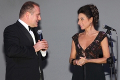 Lucia Aliberti with the producer of cinema events, journalist and TV presenter Pascal Vicedomini-Capri Hollywood International Film Festival-Capri Award-Photo taken from the Newspaper-Escada Fashion:http://www.luciaaliberti.it #luciaaliberti #pascalvicedomini #caprihollywoodfilmfestival #capriaward #capri #video #escadafashion
