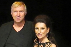 Photo taken with iPhone-Lucia Aliberti with the Director at the Theater Regensburg Jens Neundorff von Enzberg-Concert-Theater Regensburg-Regensburg-On Stage-Krizia Fashion:http://www.luciaaliberti.it #luciaaliberti #jensneundorffvonenzberg #theaterregensburg #regensburg #concert #onstage #kriziafashion