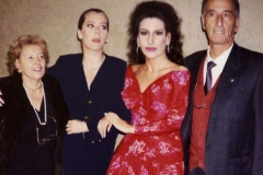Lucia Aliberti with "her parents" and the actress Barbara De Rossi⚘Sala Nervi⚘Vatican⚘Rome⚘Special Charity Gala Concert⚘Unitalsi⚘Dressing Room⚘Live TV Recording⚘Hanae Mori Fashion⚘:http://www.luciaaliberti.it #luciaaliberti #salanervi #barbaraderossi #vatican #unitalsi #charitygalaconcert #rome #livetvrecording #hanaemorifashion