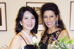 Aliphoto-Lucia Aliberti with Anna Chang-Special Gala Concert-Carnegie Hall-New York-Dressing Room-Krizia Fashion:http://www.luciaaliberti.it #luciaaliberti #annachang #carnegiehall #newyork #concert #dressingroom #kriziafashion