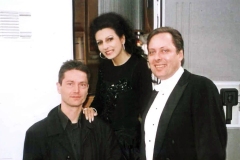 Aliphoto-Lucia Aliberti with the Director of the Festival Klassik am See Joachim Arnold and the Slovak conductor Peter Feranec-Losheim-Saarbrucken-Open Air Concert-La Perla Fashion:http://www.luciaaliberti.it #luciaaliberti #peterferanec #joachimarnold #festivalklassikamsee #losheim #saarbrucken #openairconcert #laperlafashion