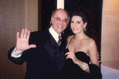 Aliphoto-Lucia Aliberti with the German Entertainer and TV producer Alfred Biolek-Gala Concert-Kolner Philharmonie-Koln-TV Show-Live Recording-Dressing Room-La Perla Fashion:http://www.luciaaliberti.it #luciaaliberti #alfredbiolek #kolnerphilharmonie #koln #galaconcert #tvshow #liverecording #laperlafashion