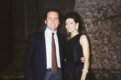 Aliphoto-Lucia Aliberti with the TV producer and journalist Pascal Vicedomini-Caracalla-Rome-Concert-Rai1-Valentino Fashion:http://www.luciaaliberti.it #luciaaliberti #pascalvicedomini #caracalla #concert #rai1 #valentinofashion 