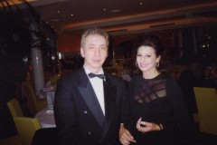 Aliphoto-Lucia Aliberti with the big fan and friend Joshi Cabrajac-Special Gala Concert-Congress Centrum-Pforzheim-German Tour-Photo taken from the Video-Special Party-Wolford Fashion:http://www.luciaaliberti.it #luciaaliberti #pierocappuccilli #peterdvorsky #joshicabrajac #congresscentrum #pforzheim #galaconcert #germantour #video #wolfordfashion #party