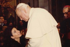 Lucia Aliberti with "Pope Karol Wojtyla”⚘Pope John Paul II⚘Concert⚘Vatican⚘III World International Meeting of the Families⚘Saint Peter's Square⚘Vatican⚘Rome⚘Private Audience⚘Photo taken from the Newspaper⚘:http://www.luciaaliberti.it #luciaaliberti #karolwojtyla #vatican #rome #IIIworldmeetingofthefamilies #concert #saintpeterssquare #privateaudience