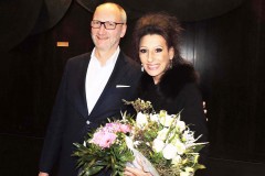 Lucia Aliberti with the Director of the Deutsche Oper Berlin Prof. Dietmar Schwarz⚘Belcanto-Symposion⚘Deutsche Oper Berlin⚘Berlin⚘Escada Fashion⚘:http://:www.luciaaliberti.it #luciaaliberti #dietmarschwarz #belcantosymposion #deutscheoperberlin #berlin #escadafashion