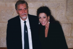 Lucia Aliberti with the Director of the Institute of Italian Culture in Malta Dr.Bruno Busetti⚘Concert for the Unification of Italy under the Patronage of the President of the Italian Republic⚘Teatro Manoel⚘Malta⚘Photo taken from the Video⚘TV Portrait⚘Official Party⚘Armani Fashion⚘:http://www.luciaaliberti.it #luciaaliberti #brunobusetti #unificationofiItalyunderthepatronageofthepresidentoftheitalianrepublic #teatromanoel #malta #video #tvportrait #officialparty #armanifashion