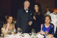 Lucia Aliberti with the German TV presenter,singer and actor Dieter Thomas Heck with his wife and friends⚘TV Show⚘Photo taken from the Newspaper⚘Party⚘La Perla Fashion⚘:http://www.luciaaliberti.it #luciaaliberti #dieterthomasheck #tvshow #tvportrait #party #laperlafashion