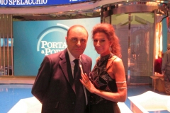Lucia Aliberti with the  journalist and writer Bruno Vespa⚘TV Show⚘"Porta a Porta"⚘RAI 1⚘Rome⚘Krizia Fashion⚘:http://www.luciaaliberti.it #luciaaliberti  #brunovespa #portaaporta #rai1 #rome #tvshow #kriziafashion