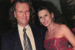 Photo Bunte Magazine-Lucia Aliberti with the Dutch violinist and conductor Andre Rieu-Unesco Gala-Neuss-Escada Fashion-Photo taken from the Magaziner:http://www.luciaaliberti.it #luciaaliberti #andrerieu  #unescogala  #neuss #tvportrait #magazine #escadafashion