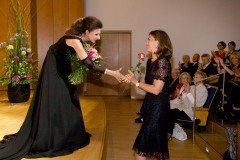 Photo Christian Rudnik-Lucia Aliberti Receives the Compliments from Birgit Strauss-Charity Gala Concert-Marianne Strauss Stifftung-August Everding Saal-Munich-On Stage-TV Portrait-Video-Krizia Fashion:http://www.luciaaliberti.it #luciaaliberti #mariannestraussstifftung #birgitstrauss #augusteverdingsaal #charitygalaconcert #munich #onstage #tvnews #tvportrait #video #kriziafashion