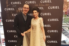Photo Curiel Atelier-Lucia Aliberti with the Fashion Designer and Creative Director of the Curiel Brand Giampiero Arcese-Gala Concert-Guest Star-Shanghai-China Tour-Raffaella Curiel Fashion:http://www.luciaaliberti.it #luciaaliberti #giampieroarcese #shanghai #chinatour #galaconcert #raffaellacurielfashion
