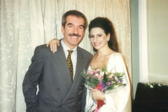 Photo Luis Miyar Menéndez-Lucia Aliberti with the Manager Michael Lerin-Oviedo Opera-Opera-La Sonnambula-Dressing Room:http://www.luciaaliberti.it #luciaaliberti #michaellerin #oviedoopera #lasonnambula #opera #oviedo #dressingroom 