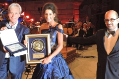 Photo Marco Mannozzi-Lucia Aliberti with the Konzertmanager Gerhard Kampfe and the President of SCAM Prof.Giuseppe Montemagno-Lucia Aliberti celebrated 40 years of International Career and received the Bellini d'Oro Award-Gala Concert-Gendarmenmarkt-Classic Open Air-Berlin-On Stage-Escada Fashion:http://www.luciaaliberti.it #luciaaliberti #gerhardkampfe #giuseppemontemagno #gendarmenmarkt #classicopenair #specialconcert #berlin #bellinidoro #award #onstage 