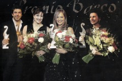 Photo Marco Mannozzi-Lucia Aliberti with the Italian actors Pierfrancesco Favino and Ornella Muti-the German actress Martina Gedeck-Awarded-Premio Bacco-During the Berlin Film Festival-Special Gala-La Perla Fashion-TV Portrait:http://www.luciaaliberti.it #luciaaliberti #pierfrancescofavino #martinagedeck #ornellamuti #premiobacco #berlinfilmfestival #berlin #specialgala #video #tvportrait #laperlafashion