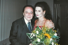 Photo Marco Mannozzi-Lucia Aliberti with the Manager Carlos Caballe-Gendarmenmarkt-Berlin-Concert-Back Stage:http://www.luciaaliberti.it #luciaaliberti #carloscaballe #gendarmenmarkt #berlin #concert #dressingroom