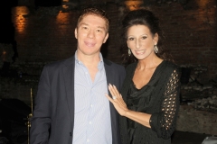 Photo Matteo Arrigo-Lucia Aliberti with the journalist and writer Saro Laganà-Special Gala-Greek Theater-Taormina:http://www.luciaaliberti.it #luciaaliberti #sarolagana #greektheater #taormina #specialgala #video #tvportrait