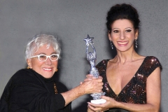 Photo Press Office Capri Hollywood Int.Film Festival-Lucia Aliberti receives the "Capri Award" from the Italian screenwriter and film director Lina Wertmuller- "Capri Hollywood International Film Festival"-Awards Ceremony-Capri-Escada Fashion-TV Portrait-Video:http://www.luciaaliberti.it #luciaaliberti #linawertmuller #caprihollywoodinternationalfilmfestival #awardsceremony #capri #tvportrait #escadafashion