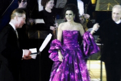 Photo taken from the Magazine-Lucia Aliberti-Prince Charles of England made compliments on stage to Lucia Aliberti and the conductor Lawrence Foster-Charity Gala Concert-Unesco-Theatre des Nations-Paris-TV Portrait-Video-Escada Fashion:http://www.luciaaliberti.it #luciaaliberti #princecharlesofengland #lawrencefoster #purcellschoolorchestra #unesco #theatredesnations #paris #specialgalaconcert #tvnews #tvportrait #video #escadafashion