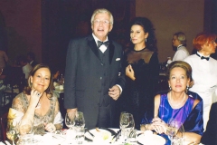 Photo taken from the Newspaper-Lucia Aliberti with the German TV presenter,singer and actor Dieter Thomas Heck with his wife and friends-TV Show-Photo taken from the Newspaper-Party-La Perla Fashion:http://www.luciaaliberti.it #luciaaliberti #dieterthomasheck #tvshow #tvportrait #party #laperlafashion