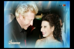 Photo taken from the TV-Lucia Aliberti with the tennis player Boris Becker-Charity Concert-Aids Gala-Deutsche Oper Berlin-Berlin-Live TV Recording-Photo taken from the TV-TV Portrait-Das Adventsfest-Escada Fashion:http://www.luciaaliberti.it #luciaaliberti #borisbecker #aidsgala #deutscheoperberlin #berlin #charitygalaconcert #livetvrecording #tvnews #dasadventsfest #tvportrait #escadafashion