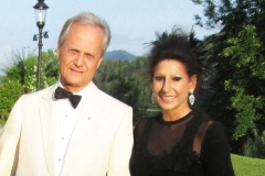 Photo taken with iPhone-Lucia Aliberti with the Chairman of Subsea 7 and Siem Industries Dr. Kristian Siem-Special Gala-Schloss Fuschl Resort-Fuschlsee-Salzburg-La Perla Fashion:http://www.luciaaliberti.it #luciaaliberti #kristiansiem #schlossfuschlresort #fuschlsee #salzburg #specialgala #laperlafashion