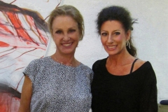 Photo taken with iPhone-Lucia Aliberti  with the Director of Mozarteum Brasilero in S.Paolo Sabine Lovatelli-Trancoso Festival-Concert-Dressing Room-Trancoso-Armani Fashion:http://www.luciaaliberti.it #luciaaliberti #sabinelovatelli #trancosofestival #trancoso #concert #brazil #dressingroom #armanifashion