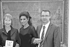 Photo taken with iPhone-Lucia Aliberti with with the Director of the Kunstsammlungen Chemnitz Ingrid Moessinger and the Opera Director of Chemnitz Opera Bernhard Helmich-Concert-Chemnitz Opera-TV Portrait-Wolford Fashion:http://www.luciaaliberti.it #luciaaliberti #bernhardhelmich #ingridmoessinger #chemnitzopera #concert #chemnitz #video #tvportrait #wolfordfashion
