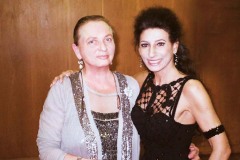 Photo taken with iPhone-Lucia Aliberti with the German Fashion Designer Renate Schuler-Gala Concert-Rathaussaal-Nurinberg-Dressing Room-Krizia Fashion:http://www.luciaaliberti.it #luciaaliberti #renateschuler #rathaussaal #nurinberg #galaconcert #dressingroom#kriziafashion