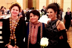 Photo taken with iPhone--Lucia Aliberti with the Vice Premier of Turkmenistan Maysa Yazmuhammedova and Turkmen Politician Akja Tajiyewna Nurberdiyewa-Special Gala Concert-Congress Centre-Ashgabat-urkmenistan-Krizia Fashion:http://www.luciaaliberti.it #luciaaliberti #maysayazmuhammedova #akjatajiyewnanurberdiyewa # congresscentre #ashgabat #turkmenistan #galaconcert #kriziafashion
