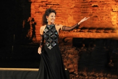 Photo Matteo Arrigo-Lucia Aliberti-Greek Theatre-Taormina-On Stage-Portrait Series-Krizia-Fashion:http://www.luciaaliberti.it #luciaaliberti #greektheatre #taormina #concert #onstage #portraitseries #kriziafashion
