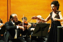 Photo Michele Pinna-Lucia Aliberti with the first violin of the Orchestra Sinfonica Di Milano Giuseppe Verdi Luca Santaniello-Auditorium-Milan-Concert-Ventennale Orchestra-On Stage-Escada Fashion:http://www.luciaaliberti.it #luciaaliberti #lucasantaniello #orchestrasinfonicadimilanogiuseppeverdi #concert #milan #ventennaleorchestra #onstage #esadafashion