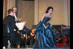 Photo taken from TV Rai1 Reportage-Lucia Aliberti with the conductor Oleg Caetani-Concert-Festival Taormina Arte-Orchestra Sinfonica Di Milano G.Verdi-Greek Theatre-Taormina-Rai1 Portrait-On Stage-Escada Fashion:http://www.luciaaliberti.it #luciaaliberti #olegcaetani #festivaltaorminaarte #orchestrasinfonicadimilanogiuseppeverdi #concert #taormina #onstage #rai1news #escadafashion
