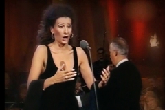 Photo taken from the TV Recording-Lucia Aliberti-TV Show-Carreras Gala-Leipzig-Live TV Recording-Moderator the German Journalist Axel Bulthaupt-On Stage-Photo taken from the TV Show-La Perla Fashion:http://www.luciaaliberti.it #luciaaliberti #carrerasgala #axelbulthaupt #andreabocelli #leipzig #tvshow #livetvrecording #onstage #laperlafashion