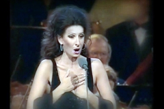 Photo taken from the TV Show-Lucia Aliberti-TV Show-Carreras Gala-Leipzig-Live TV Recording-Moderator the German Journalist Axel Bulthaupt-On Stage-Photo taken from the TV Show-La Perla Fashion:http://www.luciaaliberti.it #luciaaliberti #carrerasgala #axelbulthaupt #andreabocelli #leipzig #tvshow #livetvrecording #onstage #laperlafashion