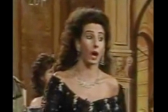 Photo taken from the TV Recording-Lucia Aliberti-TV Show-Justus Frantz entertainer-Live TV Recording-La Traviata-On Stage-Photo taken from the TV Show:http://www.luciaaliberti.it #luciaaliberti #justusfrantz #tvshow #latraviata  #livetvrecording #onstage