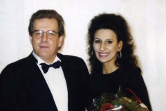 Lucia Aliberti with the tenor Alberto Cupido⚘Deutsche Oper Berlin⚘Berlin⚘Opera⚘"Lucia di Lammermoor”⚘Dressing Room⚘Photo taken from the Video⚘ TV Portrait⚘:http://www.luciaaliberti.it #luciaaliberti #albertocupido #deutscheoperberlin #berlin #luciadilammermoor #opera #tvportrait #video #dressingroom