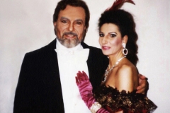 Aliphoto-Lucia Aliberti with the baritone Renato Bruson-Opera-La Traviata-Rome Opera House-Rome-Dressing Room-Makeup Session:http://www.luciaaliberti.it #luciaaliberti #renatobruson #romeoperahouse #rome #opera #latraviata #dressingroom #makeupsession #tvportrait #henningbrockhaus