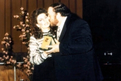 Photo Circolo Lirico L.Pavarotti-Carpi-Lucia Aliberti-Receives the Award Circolo Lirico L.Pavarotti from Pavarotti-Concert-Lucia di Lammermoor-Duet-Carpi :http://www.luciaaliberti.it #luciaaliberti #lucianopavarotti #awardcircololiricolucianopavarotti #carpi #concert #duet #luciadilammermoor #tvnews #tvportrait