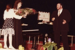 Photo Circolo Lirico L.Pavarotti-Carpi-Lucia Aliberti-Receives the Award Circolo Lirico L.Pavarotti from Pavarotti-Concert-Lucia di Lammermoor-Duet-Carpi :http://www.luciaaliberti.it #luciaaliberti #lucianopavarotti #awardcircololiricolucianopavarotti #carpi #concert #duet #luciadilammermoor #tvnews #tvportrait
