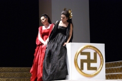 Photo taken from the DVD-Lucia Aliberti with the mezzosoprano Daniela Barcellona-Opera-Norma-Gran Teatro Nacional-Festival Alejandro Granda-Lima-On Stage:http://www.luciaaliberti.it #luciaaliberti #danielabarcellona #granteatronacional #lima #festivalalejandrogranda #norma #opera #onstage #dvdrecording
