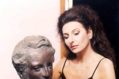 Photo Herlinde Koelbl-Lucia Aliberti-Vincenzo Bellini sculpture by Salvatore Giordano-Villa Bellini-Savoca:http://www.luciaaliberti.it #luciaaliberti #villabellini #cincenzobellinisculpture #salvatoregiordano #savoca #sicily  