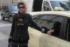 Aliphoto-Lucia Aliberti-German Tour-Waiting-Taxi-Hotel Bayerischer Hof-Munich-Concerts-German Tour:http://www.luciaaliberti.it #luciaaliberti #hotelbayerischerhof #munich #concerts #germantour #taxi
