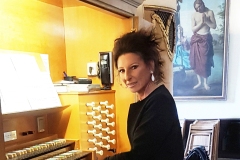 Aliphoto-Lucia Aliberti-Lucia plays the Organ-St.Andreas Church a jewel of the German Baroque-Special Concert-Sacred Music-Dusseldorf-Armani Fashion:http://www.luciaaliberti.it #luciaaliberti #standreaschurch #germanbaroque #sacredconcert #dusseldorf #organ #armanifashion