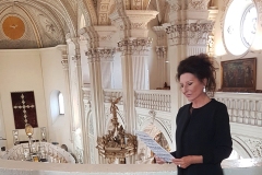 Aliphoto-Lucia Aliberti-St.Andreas Church-A jewel of the German Baroque-Special Concert with Sacred Music-Dusseldorf-Armani Fashion:http://www.luciaaliberti.it #luciaaliberti #standreaschurch #germanbaroque #dusseldorf #sacredmusic #concert #organ #armanifashion