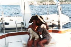 Aliphoto-Lucia Aliberti with her friend Vera Giulini-Porto Cervo-Tour and Lunch on the Boat:http://www.luciaaliberti.it #luciaaliberti #veragiulini #portocervo #boat #holiday