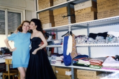 Aliphoto-Lucia Aliberti with the Fashion Designer Raffaella Curiel-Evening Dress-Atelier Raffaella Curiel-TV Show-Donna sotto le Stelle-Canale 5-High Fashion-Milan:http://www.luciaaliberti.it #luciaaliberti #raffaellacurielfashion #atelierraffaellacuriel #milan